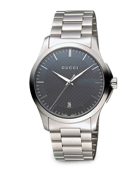 gucci steel g timeless